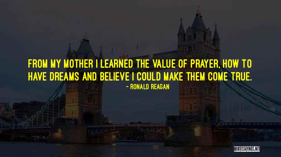 Value Of Prayer Quotes By Ronald Reagan Value Of Prayer Quotes By Ronald Reagan