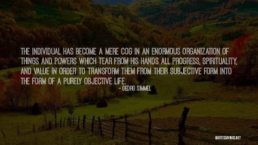 Value Of Things Quotes By Georg Simmel