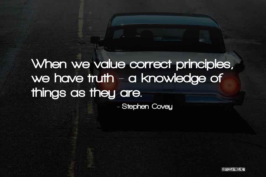 Value Of Things Quotes By Stephen Covey