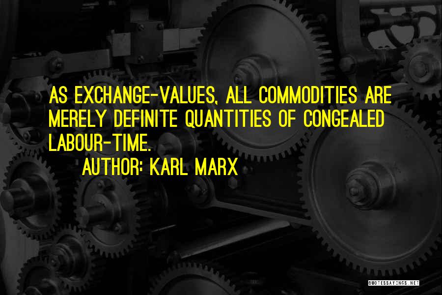 Value Of Time Quotes By Karl Marx