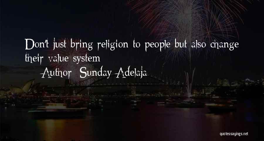 Value People's Time Quotes By Sunday Adelaja