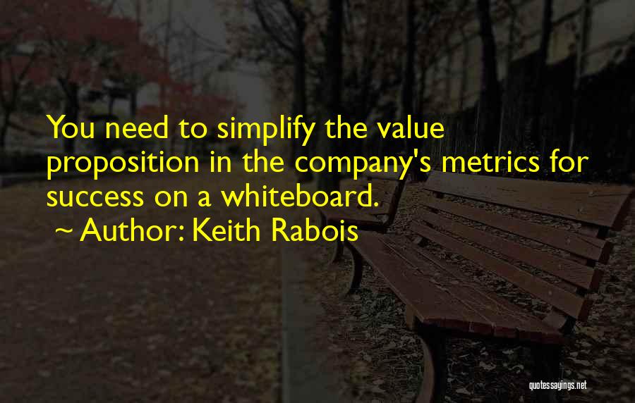 Value Proposition Quotes By Keith Rabois