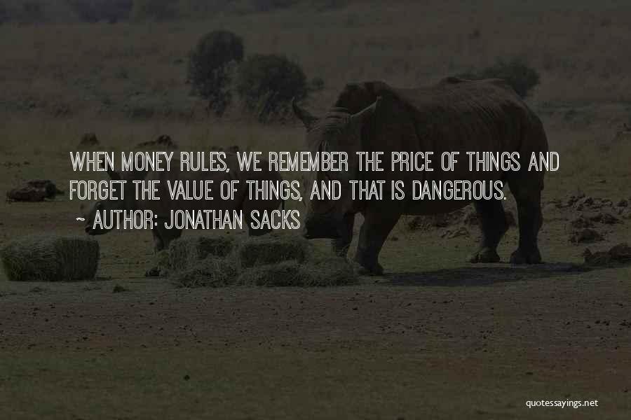 Value The Things Quotes By Jonathan Sacks