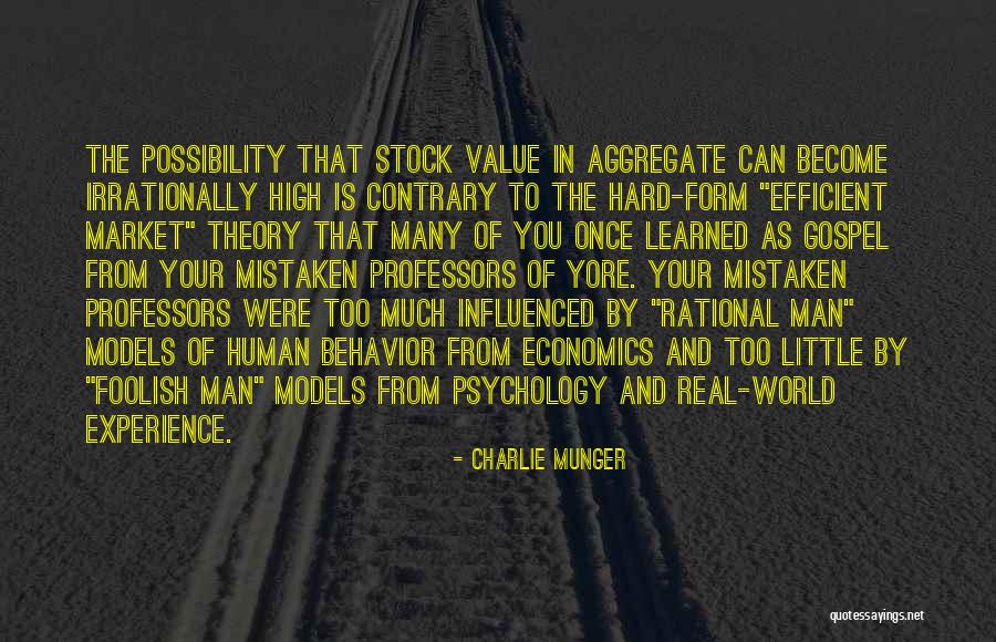 Value Theory Quotes By Charlie Munger