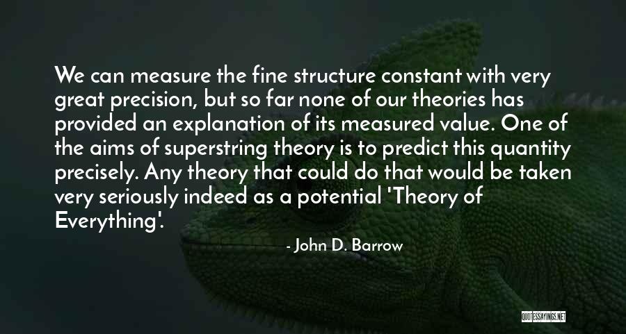 Value Theory Quotes By John D. Barrow