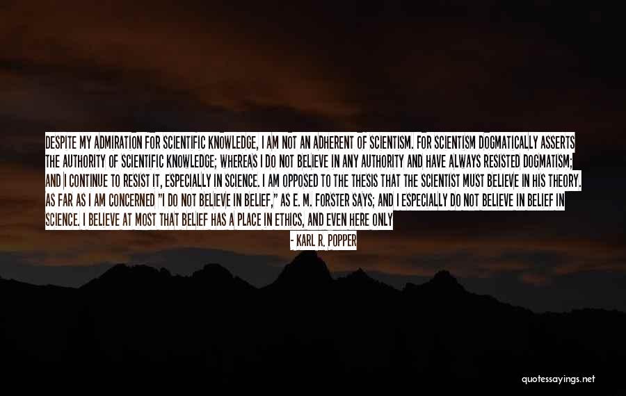 Value Theory Quotes By Karl R. Popper