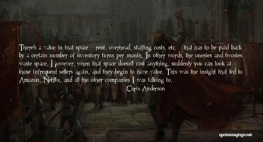 Value Vs Cost Quotes By Chris Anderson Value Vs Cost Quotes By Chris Anderson