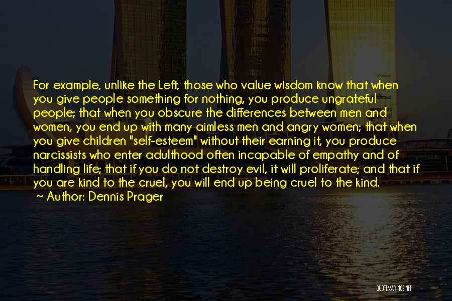 Value Who You Are Quotes By Dennis Prager