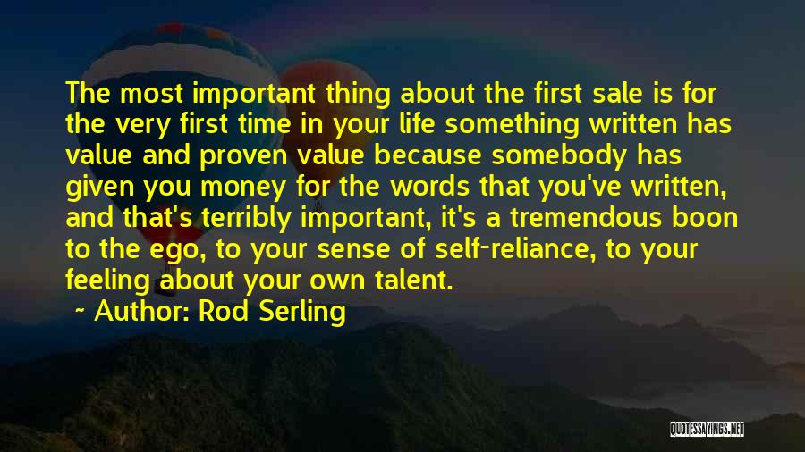 Value Your Life Quotes By Rod Serling