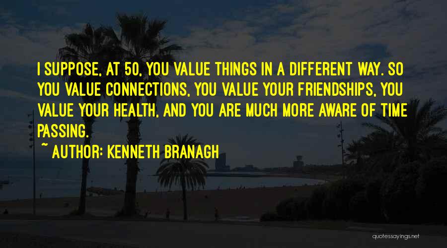 Value Your Time Quotes By Kenneth Branagh