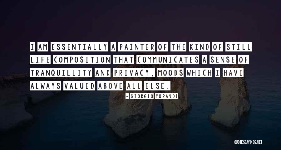 Valued Life Quotes By Giorgio Morandi Valued Life Quotes By Giorgio Morandi