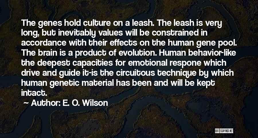 Values And Behavior Quotes By E. O. Wilson