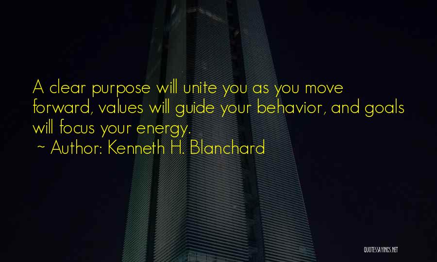 Values And Behavior Quotes By Kenneth H. Blanchard
