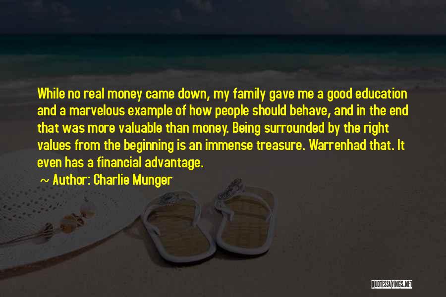 Values And Family Quotes By Charlie Munger Values And Family Quotes By Charlie Munger