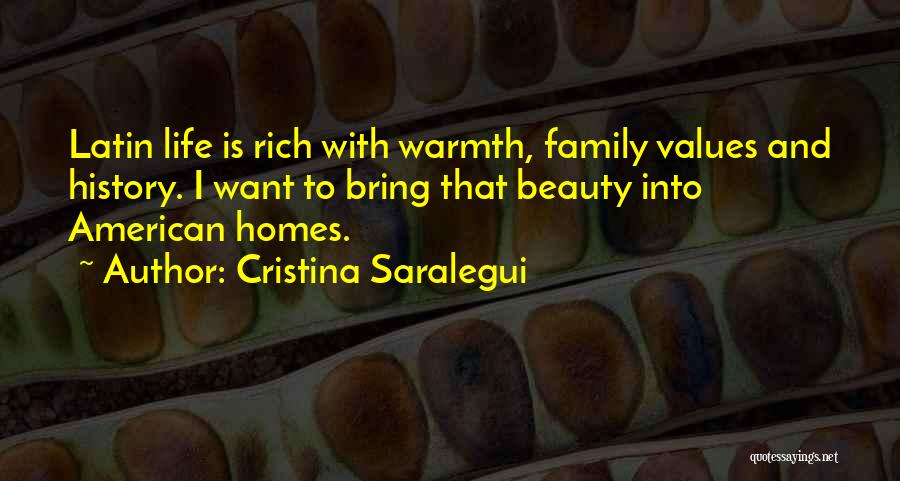 Values And Family Quotes By Cristina Saralegui