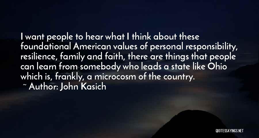 Values And Family Quotes By John Kasich