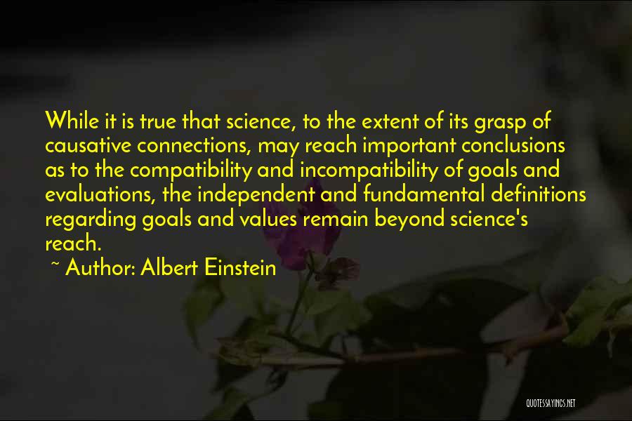 Values And Goals Quotes By Albert Einstein