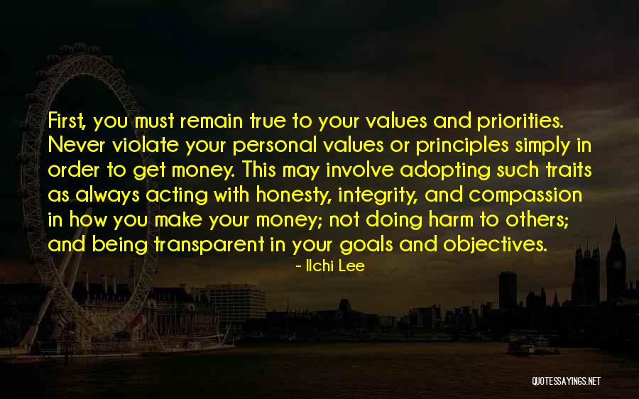 Values And Goals Quotes By Ilchi Lee