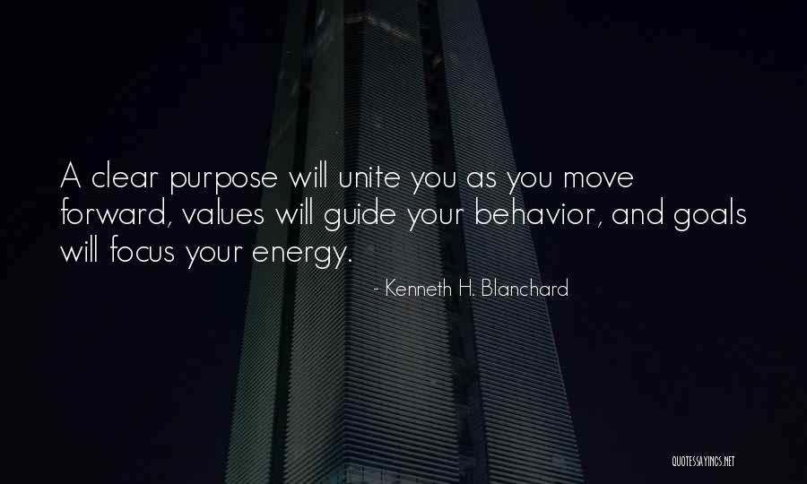 Values And Goals Quotes By Kenneth H. Blanchard