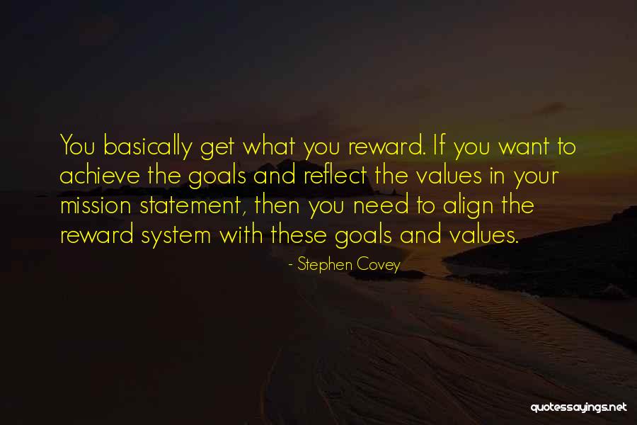 Values And Goals Quotes By Stephen Covey