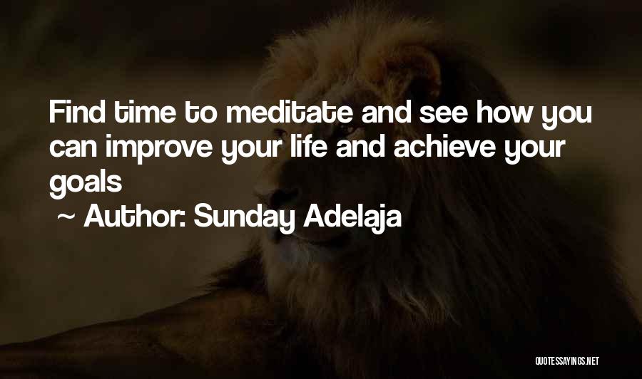 Values And Goals Quotes By Sunday Adelaja