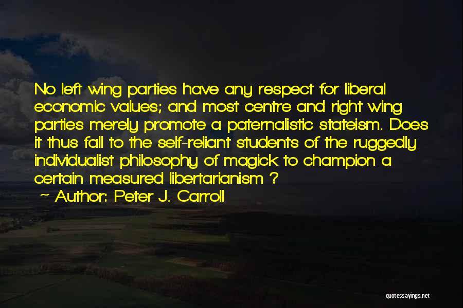 Values And Respect Quotes By Peter J. Carroll