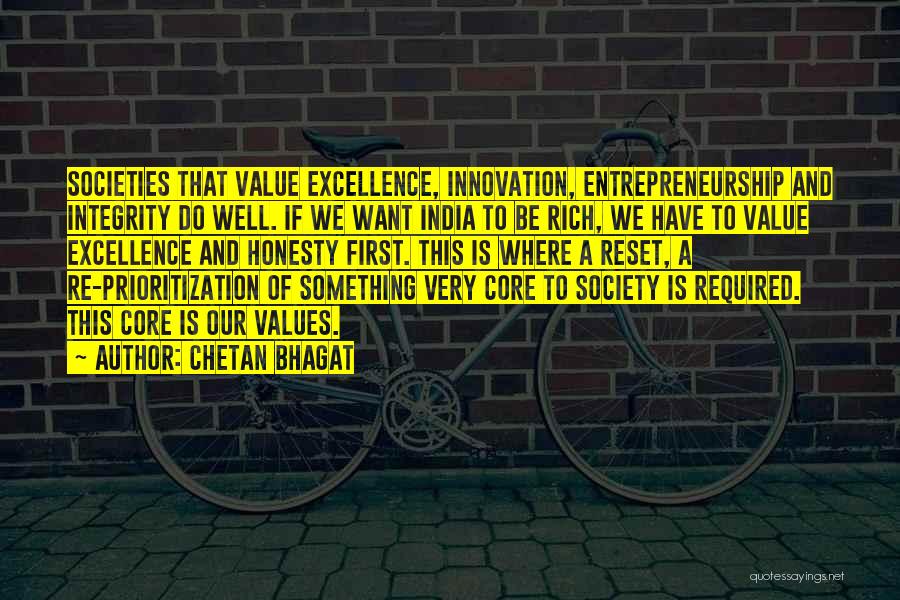 Values And Society Quotes By Chetan Bhagat