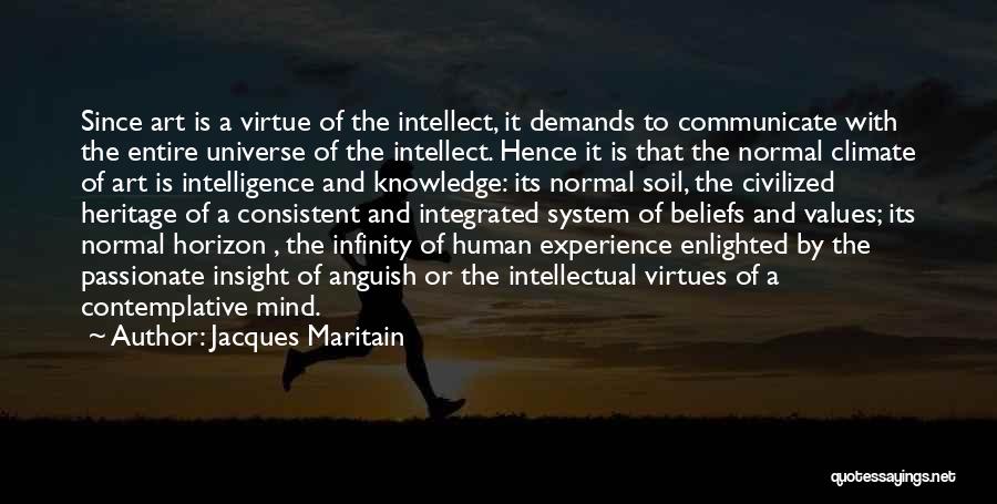 Values And Virtues Quotes By Jacques Maritain