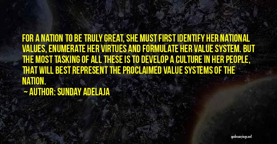 Values And Virtues Quotes By Sunday Adelaja