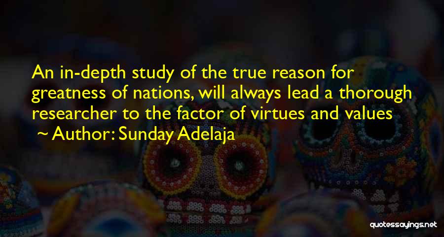 Values And Virtues Quotes By Sunday Adelaja