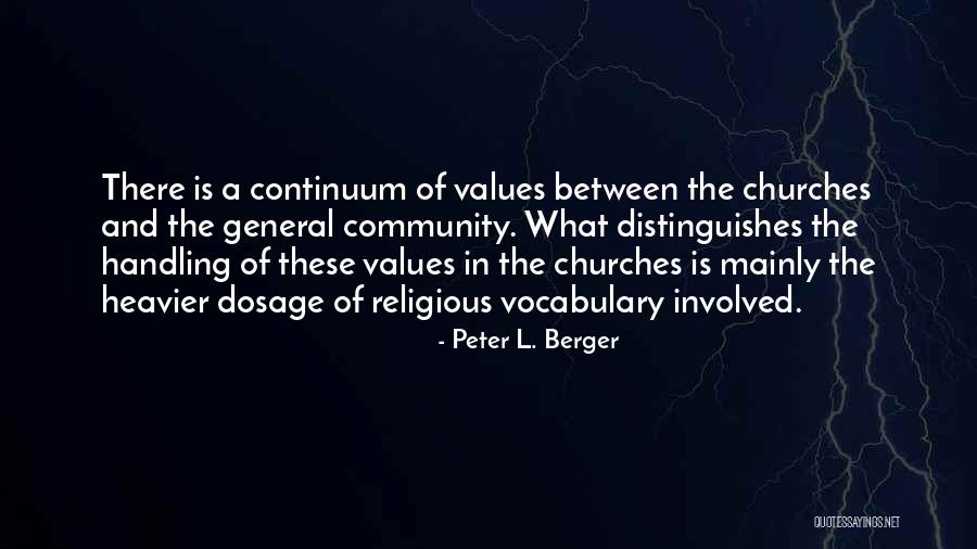 Values Between Quotes By Peter L. Berger Values Between Quotes By Peter L. Berger
