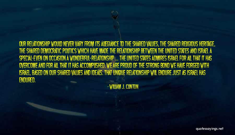 Values Between Quotes By William J. Clinton Values Between Quotes By William J. Clinton