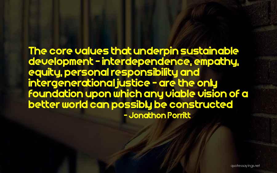 Values Development Quotes By Jonathon Porritt Values Development Quotes By Jonathon Porritt