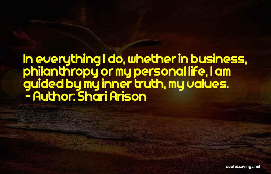 Values In Business Quotes By Shari Arison