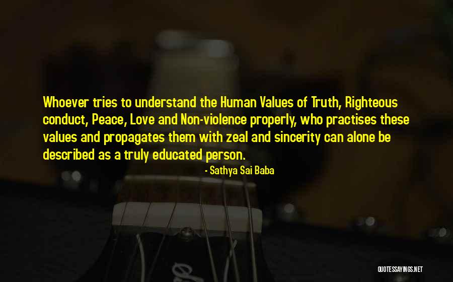 Values Of A Person Quotes By Sathya Sai Baba Values Of A Person Quotes By Sathya Sai Baba