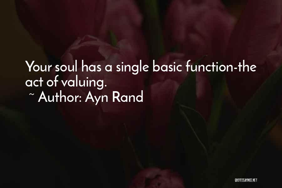 Valuing Things Quotes By Ayn Rand