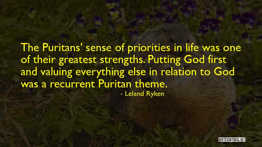 Valuing Things Quotes By Leland Ryken