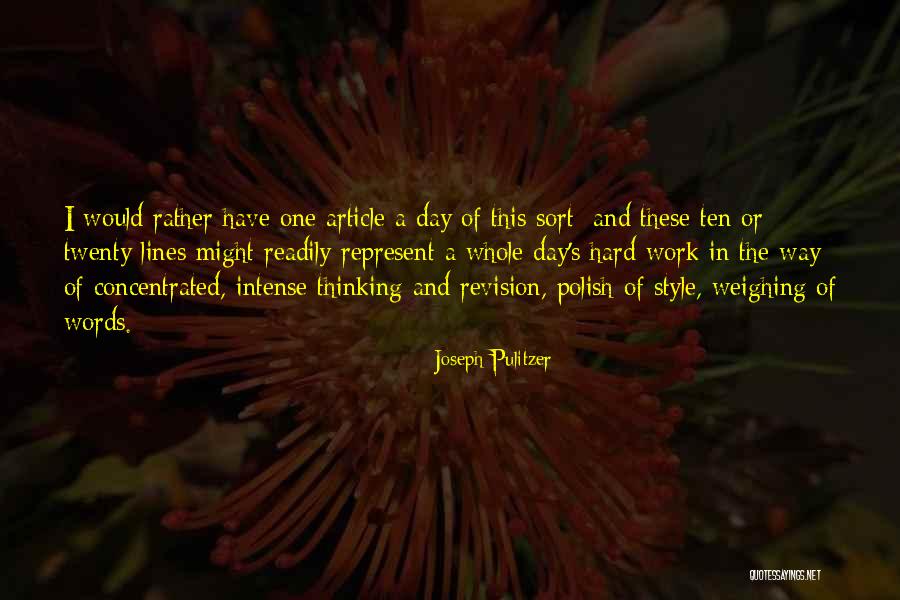 Vamdrup Stolefabrik Quotes By Joseph Pulitzer Vamdrup Stolefabrik Quotes By Joseph Pulitzer