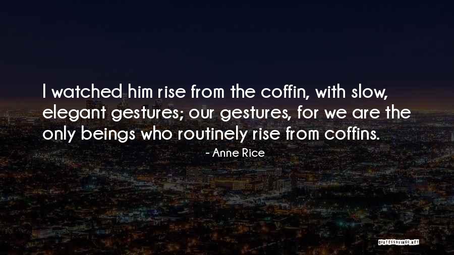 Vampire Chronicles Quotes By Anne Rice