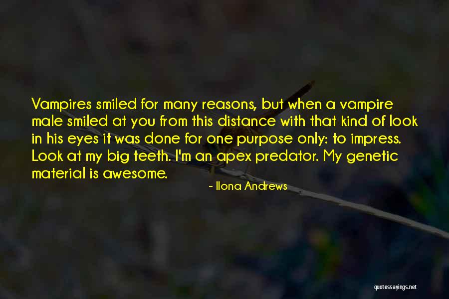 Vampire Eyes Quotes By Ilona Andrews