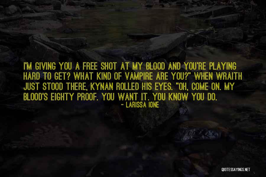 Vampire Eyes Quotes By Larissa Ione