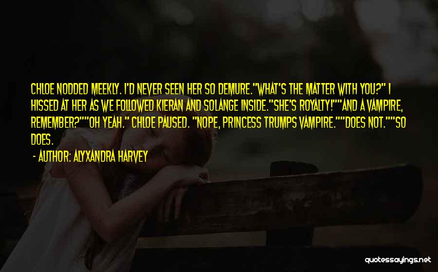 Vampire Hunter D Quotes By Alyxandra Harvey