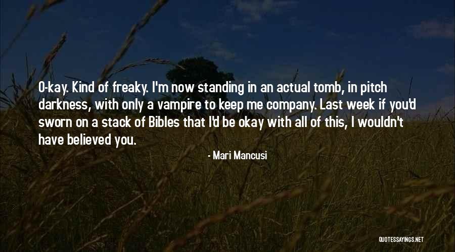Vampire Paranormal Romance Quotes By Mari Mancusi Vampire Paranormal Romance Quotes By Mari Mancusi