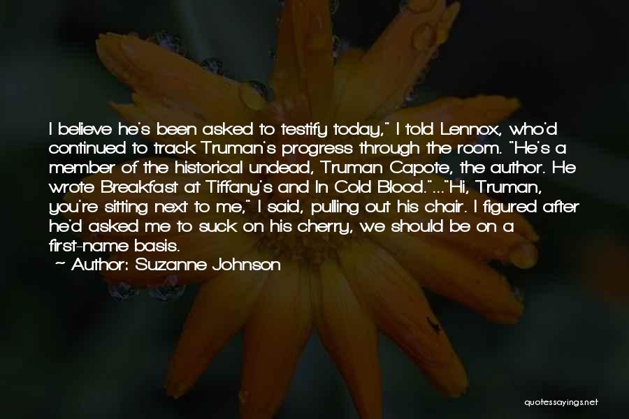 Vampires And Blood Quotes By Suzanne Johnson