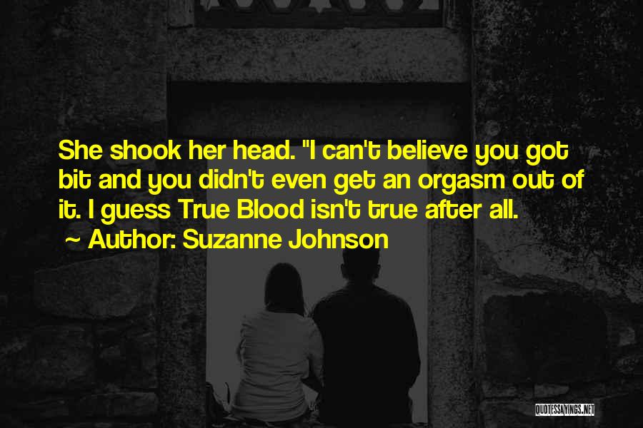 Vampires And Blood Quotes By Suzanne Johnson