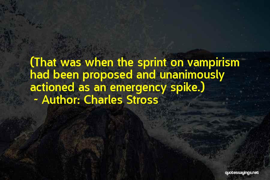 Vampirism Quotes By Charles Stross