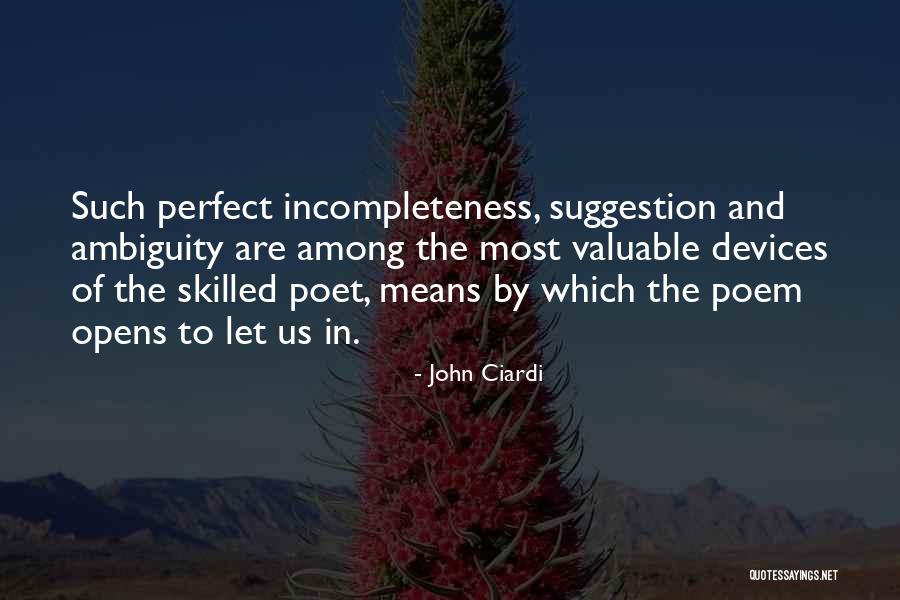 Vamps Japanese Quotes By John Ciardi