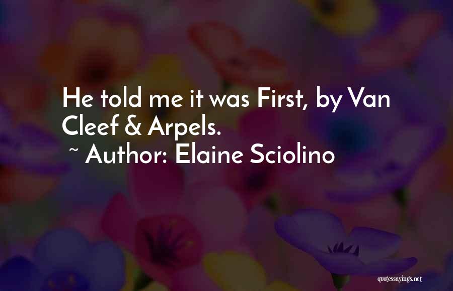 Van Cleef And Arpels Quotes By Elaine Sciolino