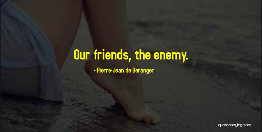 Van Der Walt Golfer Quotes By Pierre-Jean De Beranger