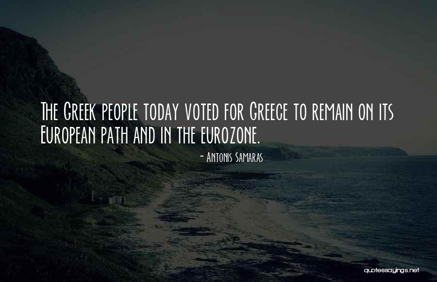 Van Duzer Oregon Quotes By Antonis Samaras Van Duzer Oregon Quotes By Antonis Samaras